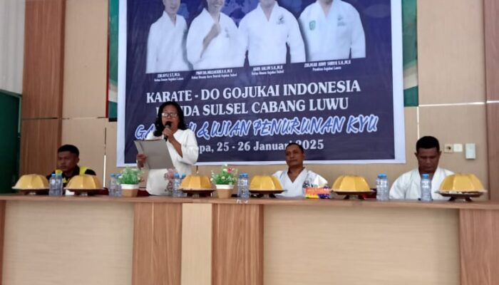 Kajari Luwu Dukung Pengembangan Prestasi Karatedo Gojukai