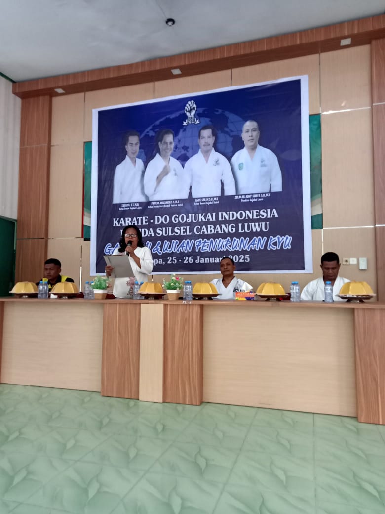 Kajari Luwu Dukung Pengembangan Prestasi Karatedo Gojukai