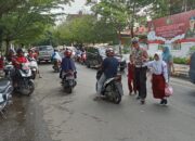 Hari Pertama Sekolah, Kapolres Palopo Pimpin Pengaturan Lalu Lintas