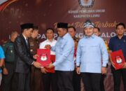 Patahuddin dan Dhevy Resmi Ditetapkan Sebagai Bupati dan Wakil Bupati Luwu