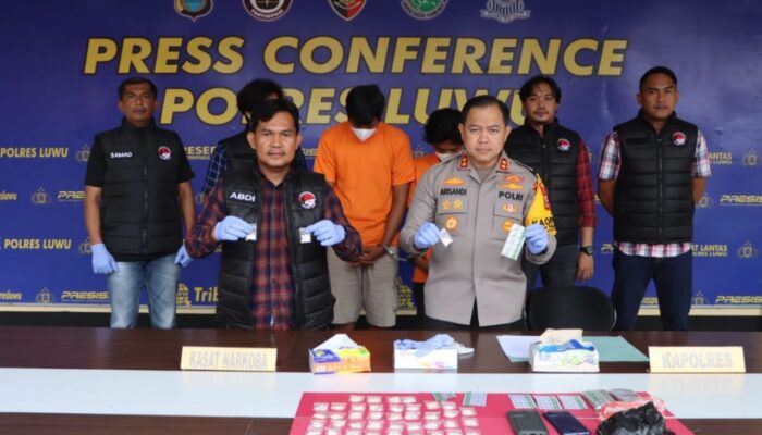 Polisi Tangkap Dua Pengedar Obat Ilegal di Luwu