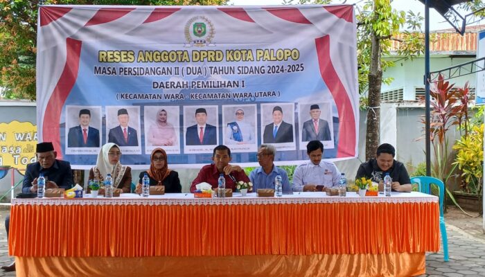 Reses di Kantor Camat Wara, Anggota DPRD Palopo Serap Masukan Masyarakat