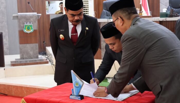 Penjabat Bupati Pinrang Hadiri Pengumuman Pasangan Bupati Terpilih