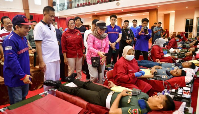 Disnaker Gandeng UPT Transfusi Darah Gelar Pemeriksaan Kesehatan Gratis dan Donor Darah