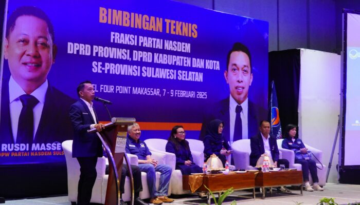 NasDem Sulsel Gelar Konsolidasi dan Pendidikan Politik, Siapkan Strategi Hadapi 2025