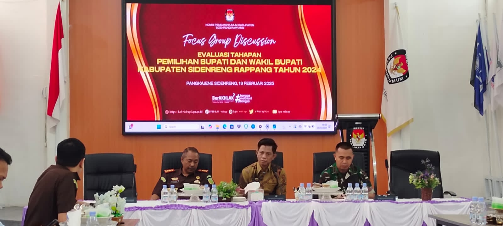 KPU Sidrap Gelar FGD Evaluasi Pilkada 2024