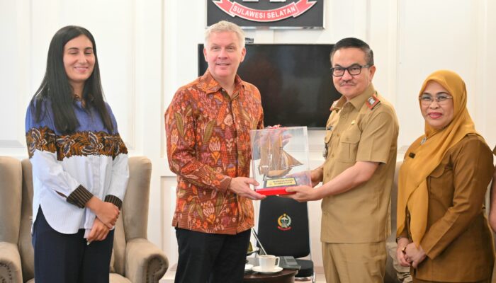 Dubes Kanada Temui Sekda Sulsel, Bahas Ekonomi Hijau hingga Pendidikan Vokasi