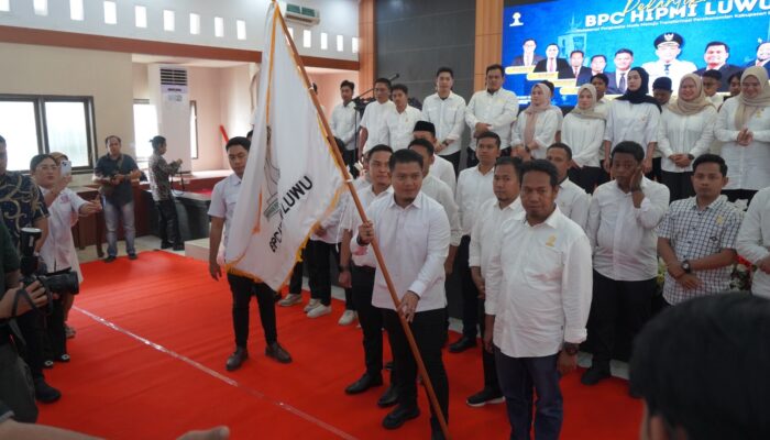 Muh. Dhevy Bijak Pawindu Resmi Dilantik sebagai Ketua BPC HIPMI Luwu