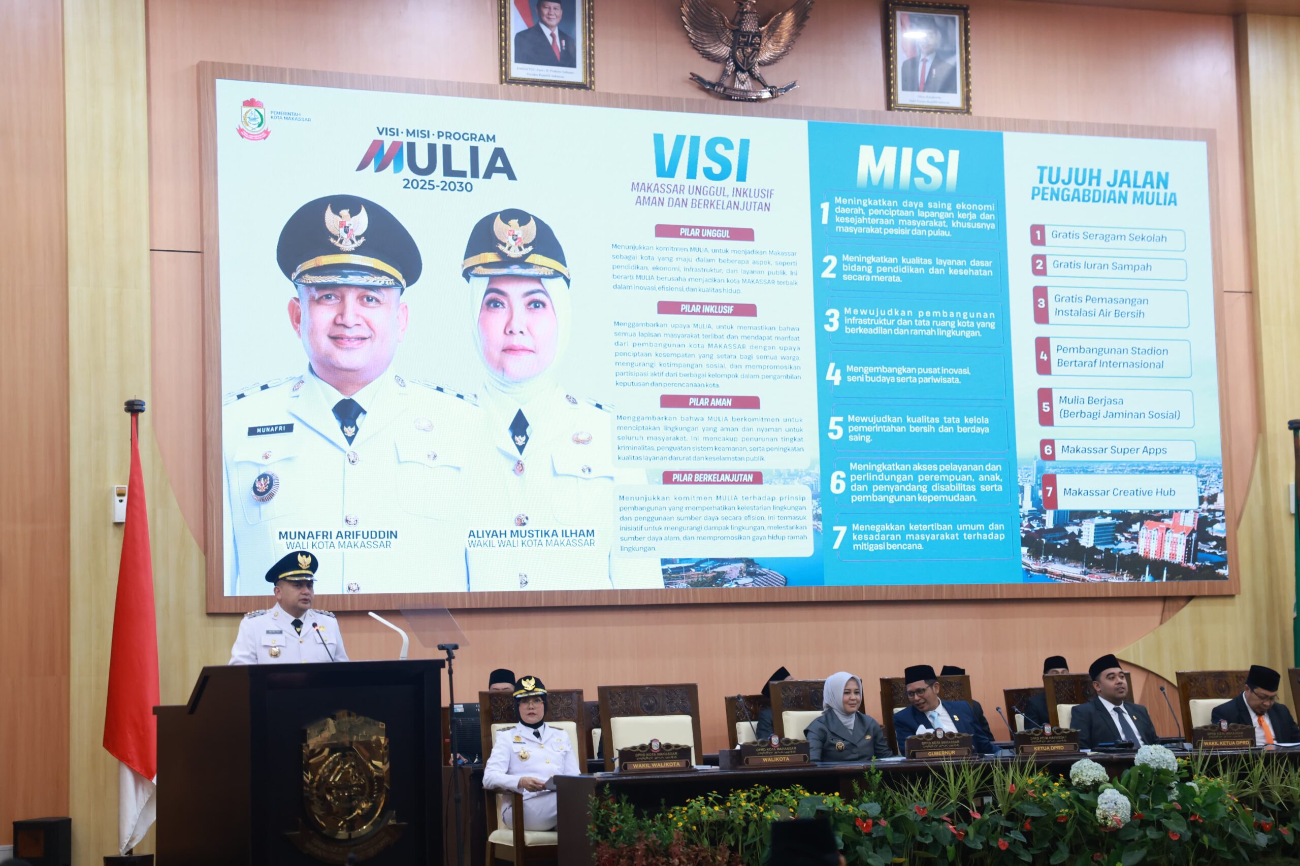 Munafri Arifuddin Paparkan Visi Misi, Makassar Menuju MULIA