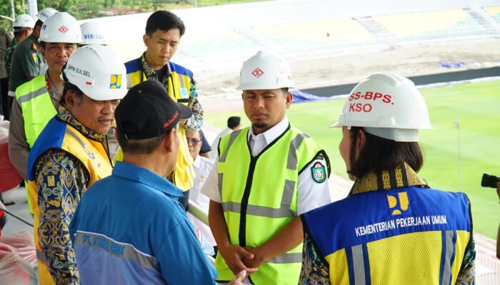 Wali Kota Parepare dan Dirjen Cipta Karya Tinjau Stadion BJ Habibie