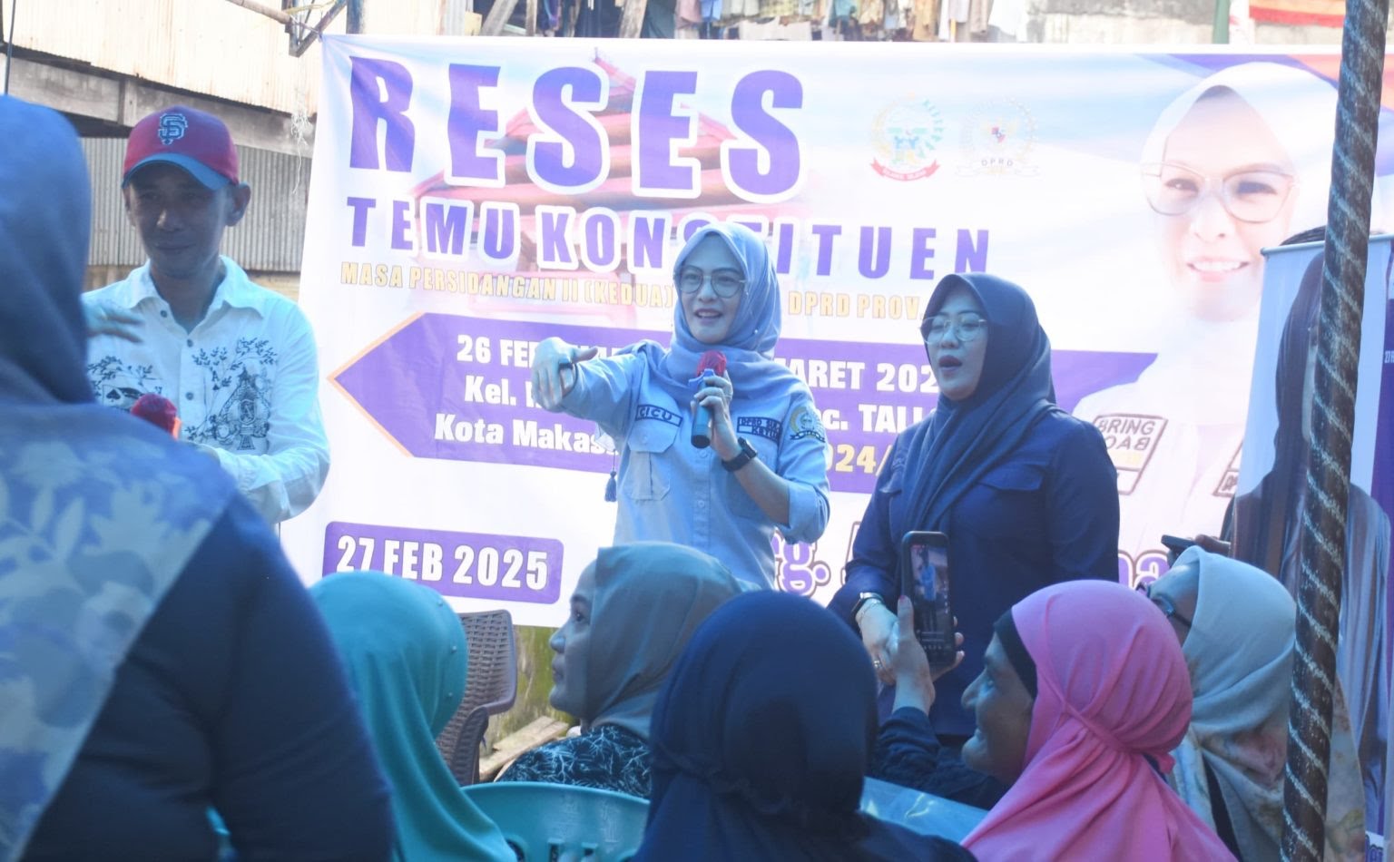 Ketua DPRD Sulsel Reses di Tallo, Serap Aspirasi Warga soal Air Bersih dan Drainase