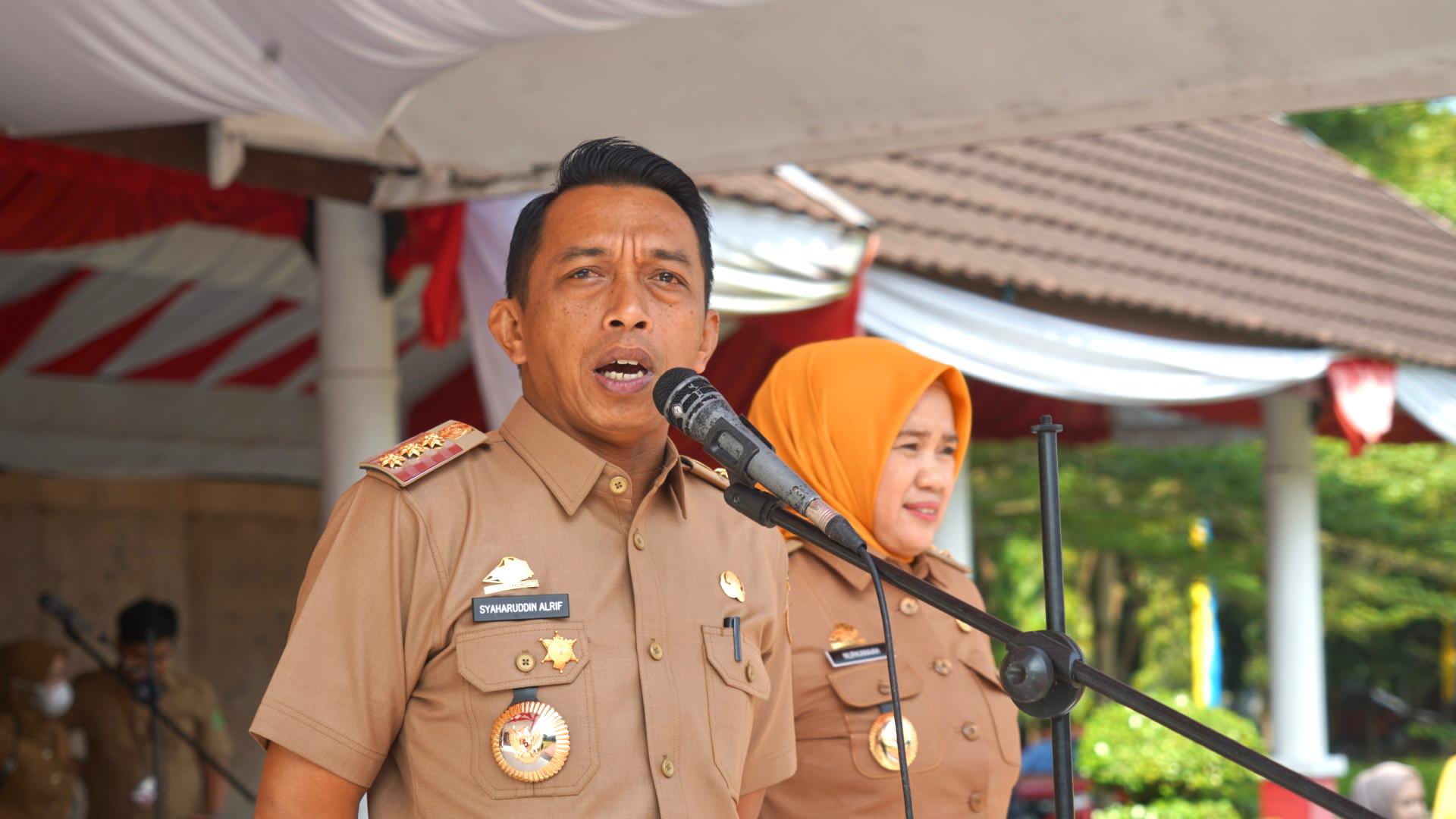 Bupati Syaharuddin Alrif Pimpin Apel Perdana, Dorong ASN Sidrap Berinovasi