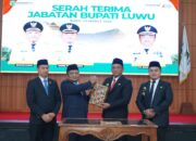 Muhammad Saleh Serahkan Jabatan Bupati Luwu kepada Patahudding