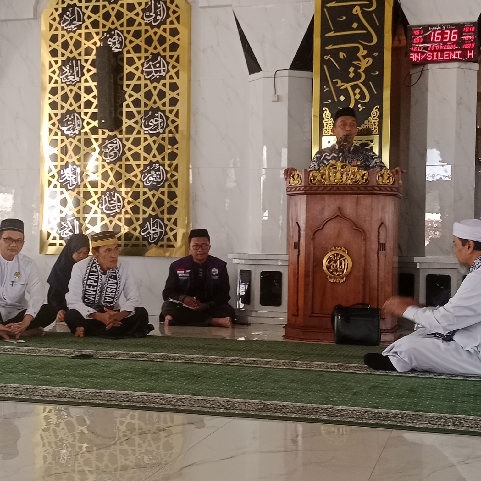 Bupati Sidrap Hadiri Tabligh Akbar “Sidrap Cinta Palestina” di Masjid Raya Islamic Center
