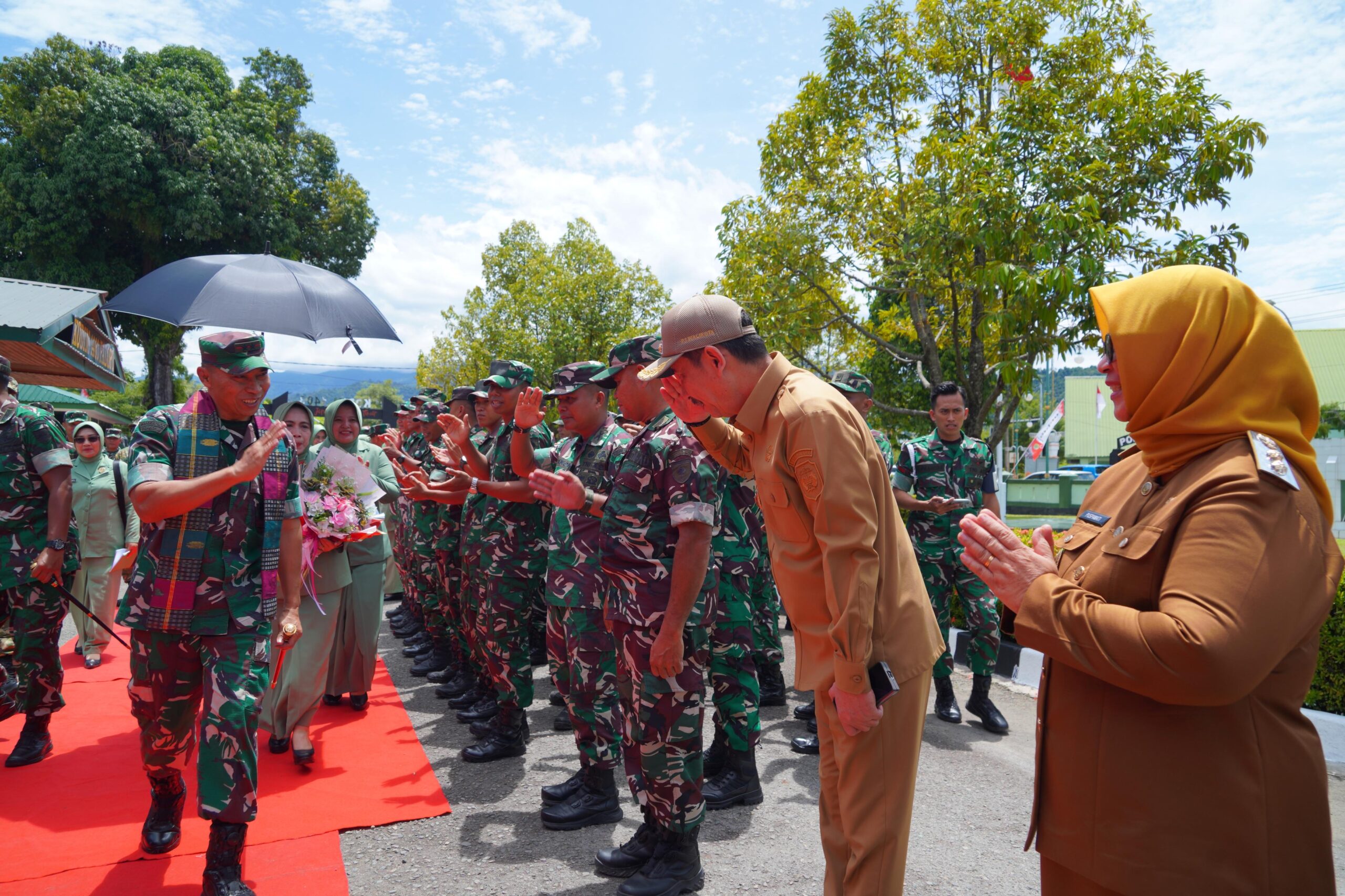 Pj Wali Kota Palopo Sambut Pangdam XIV Hasanuddin, Dukung Ketahanan Pangan