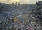 Warga Gaza Dipaksa Mengungsi Lagi di Tengah Perayaan Idul Fitri