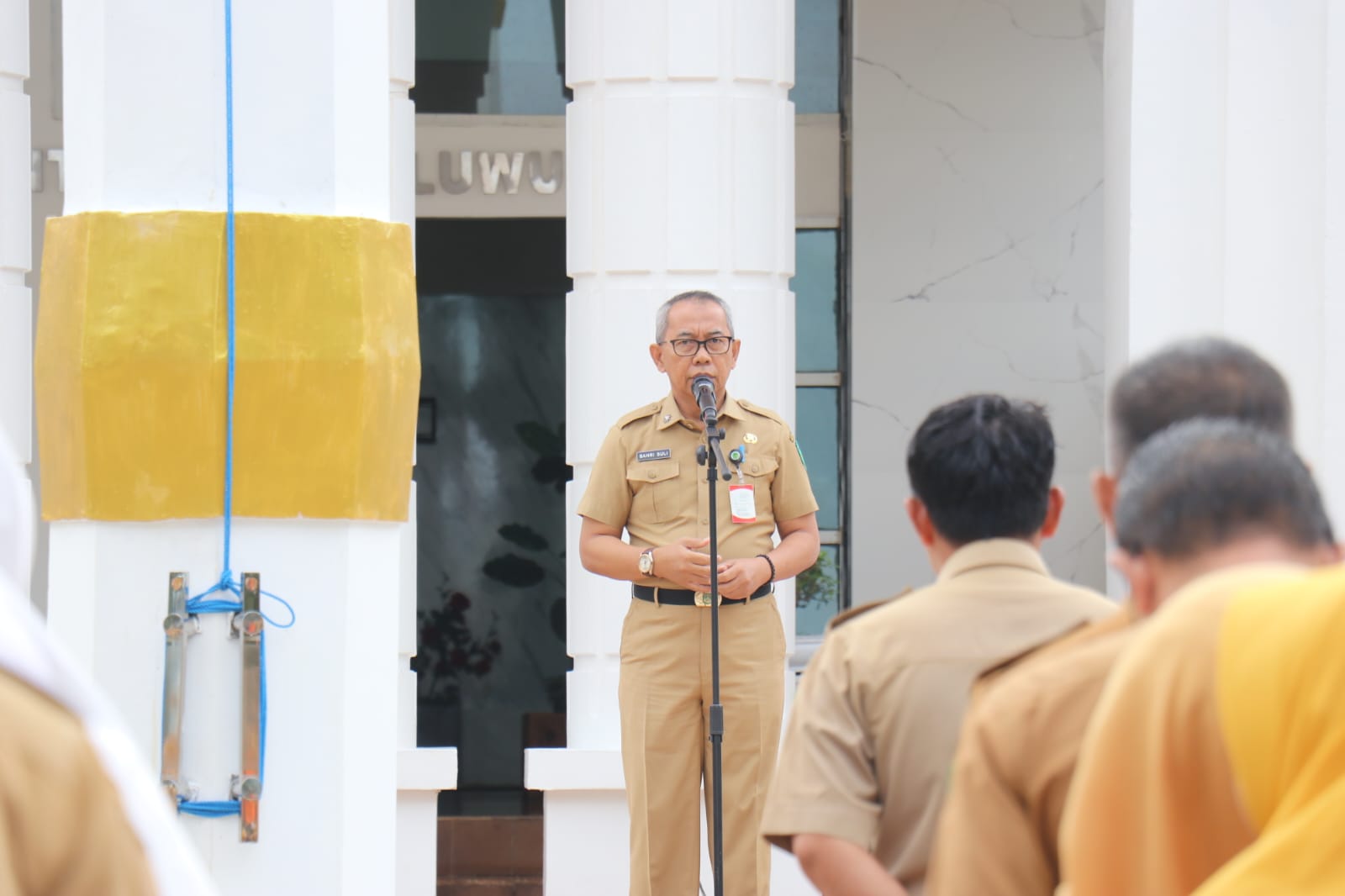 Sekda Luwu Timur Pimpin Apel, Tekankan Persiapan Kabupaten Sehat