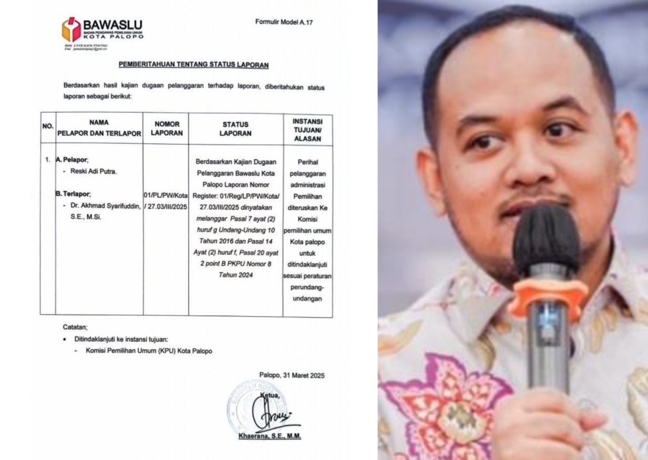Bawaslu Temukan Dugaan Pelanggaran Pencalonan Akhmad Syarifuddin