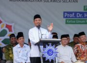 Andi Sudirman Hadiri Syawalan dan Pencanangan Gedung SDM Muhammadiyah Sulsel