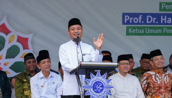 Andi Sudirman Hadiri Syawalan dan Pencanangan Gedung SDM Muhammadiyah Sulsel
