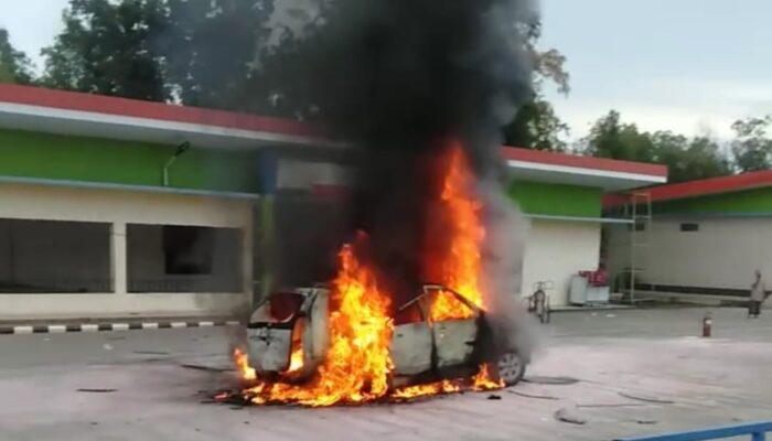 Aktivis Sidrap Desak Polres Usut Tuntas Kebakaran Mobil di SPBU Ponrangae