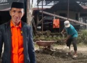 Legislator Sidrap, Muh Basri Inisiatif Perbaiki Jalan Rusak di Desa Pujo