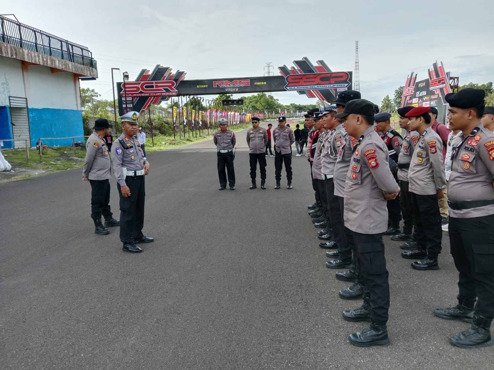 Polres Sidrap Sukses Kawal Hari Pertama Sulawesi Cup Race 2025