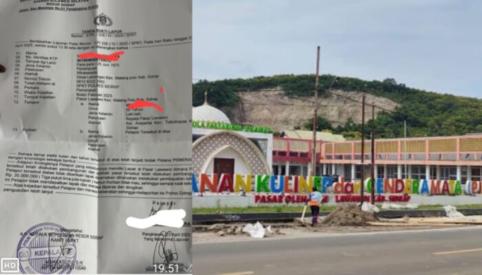 Pedagang Pasar Lawawoi Lapor Dugaan Pungutan Liar