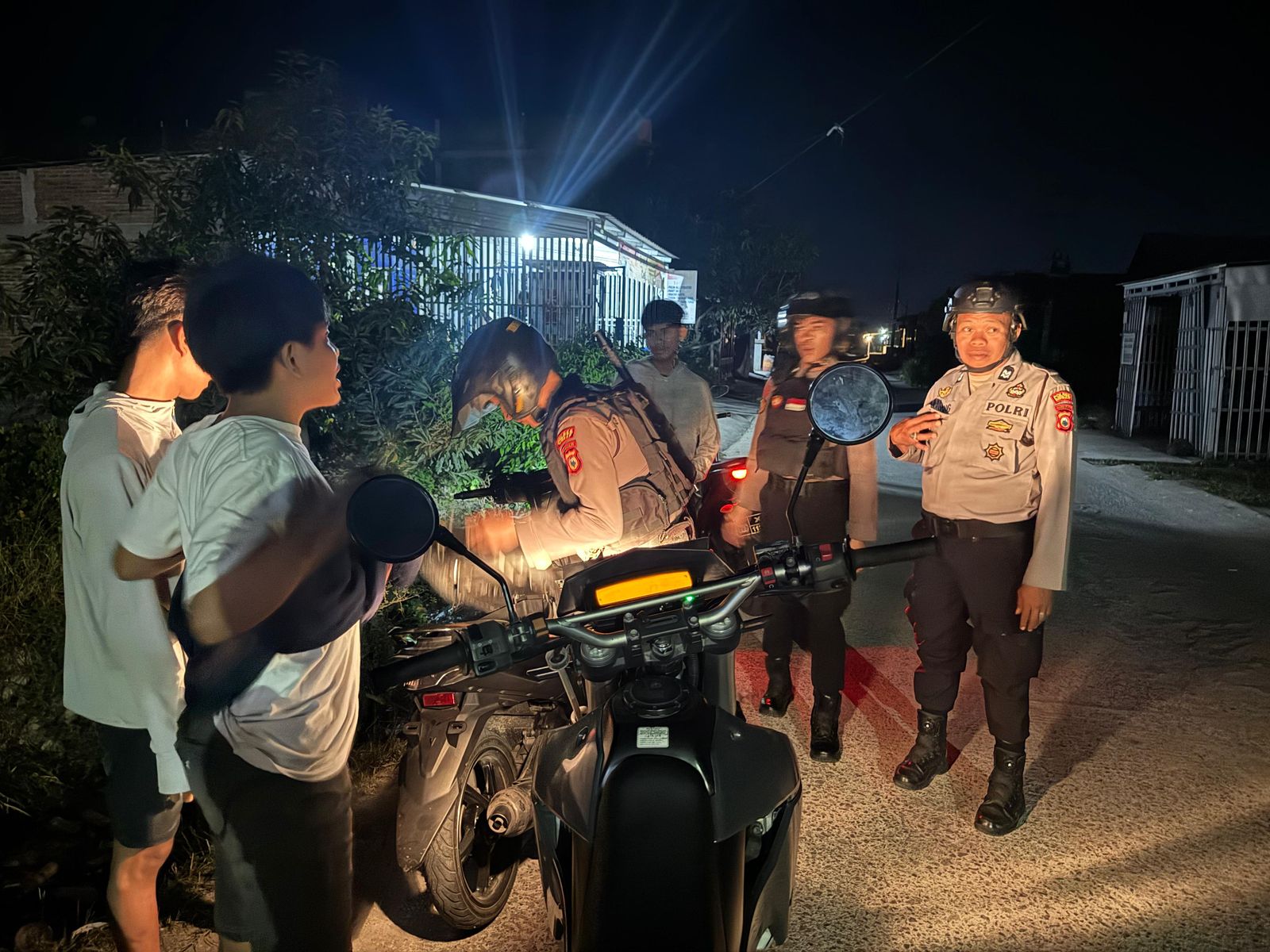 Warga Sidrap Sambut Baik Patroli Malam Rutin Polres Sidrap