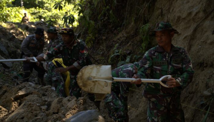 TMMD Ke-124 Kodim 1403/Palopo Buka Akses Terisolir di Luwu Utara