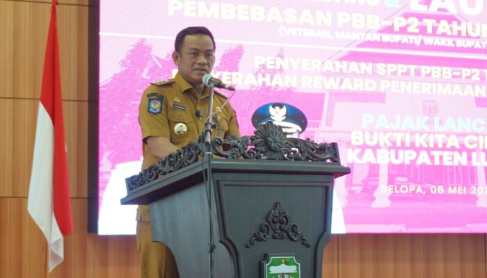 Bupati Luwu Luncurkan Pembebasan Pajak untuk Veteran dan Warga Miskin