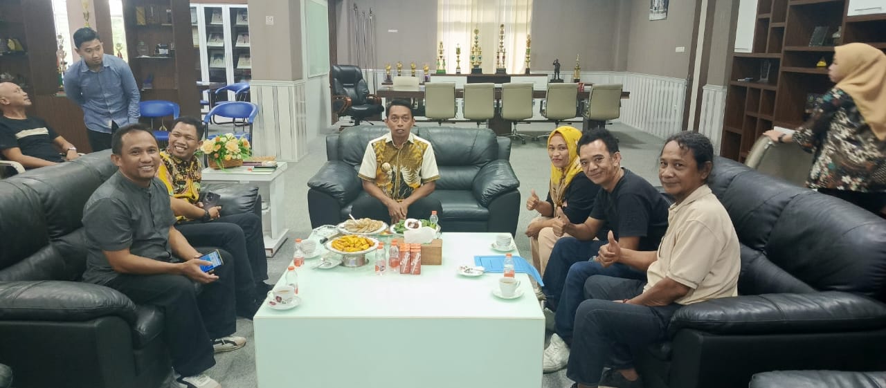 Jelang Konferkab PWI Sidrap, Panitia Silaturahmi ke Bupati Syaharuddin Alrif