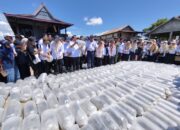 Ekosistem Danau Dihidupkan, Bupati Sidrap Lepas Ratusan Ribu Bibit Ikan