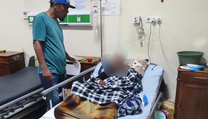 Panitia GMC Seri 2 Sidrap, Kunjungi Korban Tertabrak Pembalap di RS Nene Mallomo   