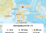 Gempa M 6,0 Guncang Pohuwato Gorontalo, BMKG: Tak Berpotensi Tsunami