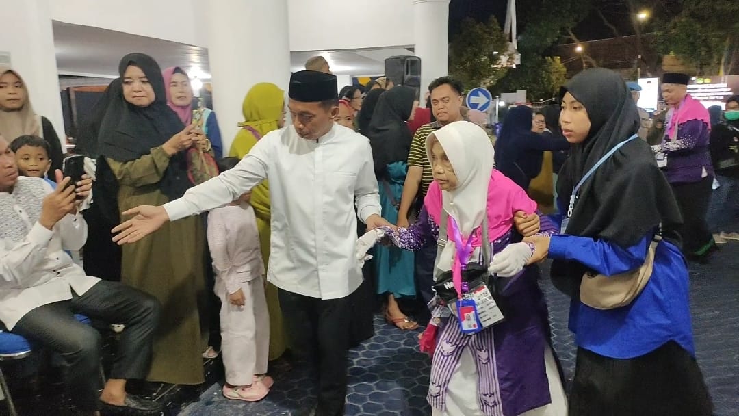 Pelepasan Jamaah Haji Sidrap, Syaharuddin: Fokus Ibadah, Jangan Belanja Dulu