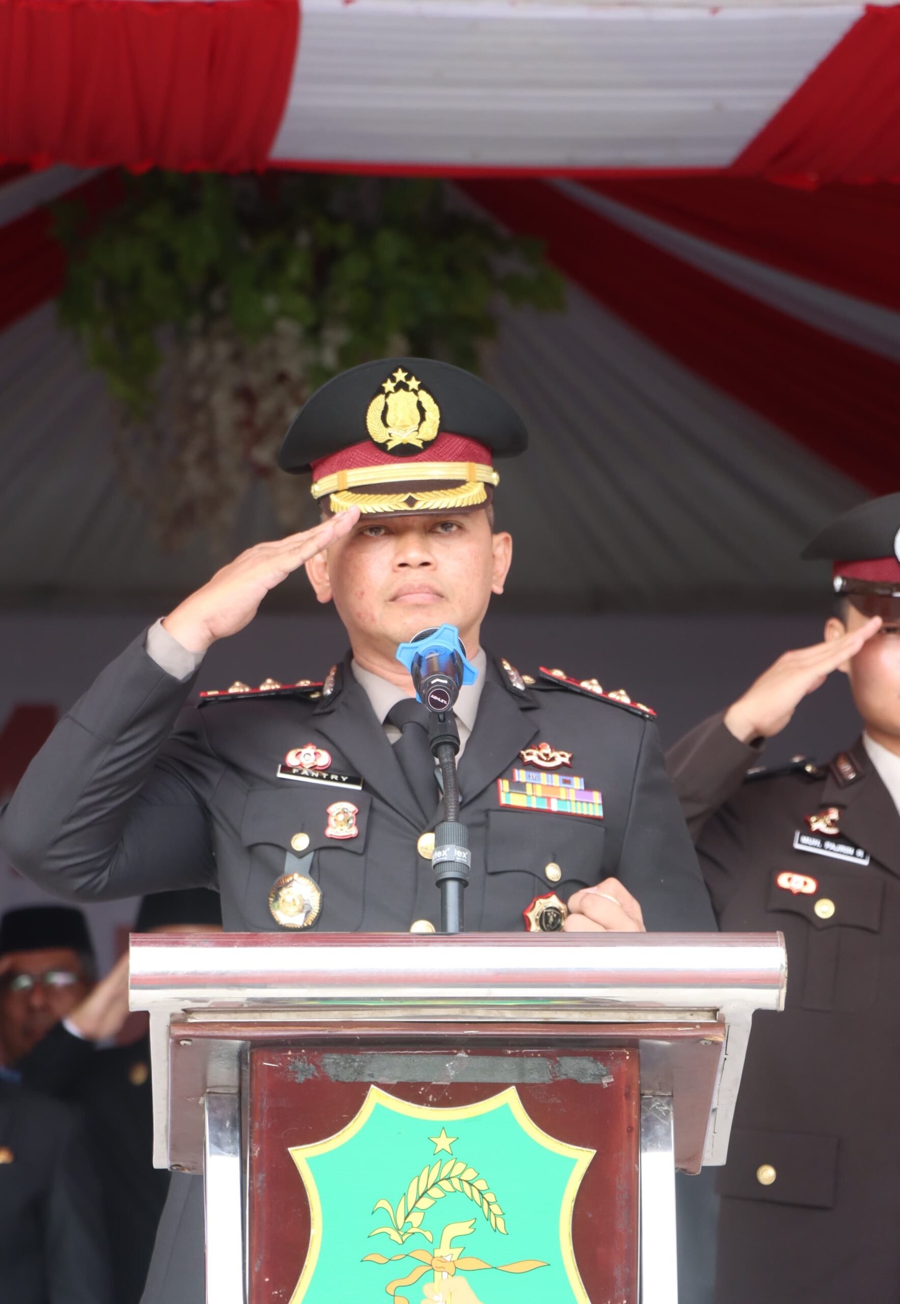 Peringatan Hari Lahir Pancasila di Sidrap, Kapolres Jadi Inspektur Upacara