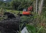 Pengerjaan Saluran Air di Dusun Pakoro Dikeluhkan Warga Pemilik Sawah