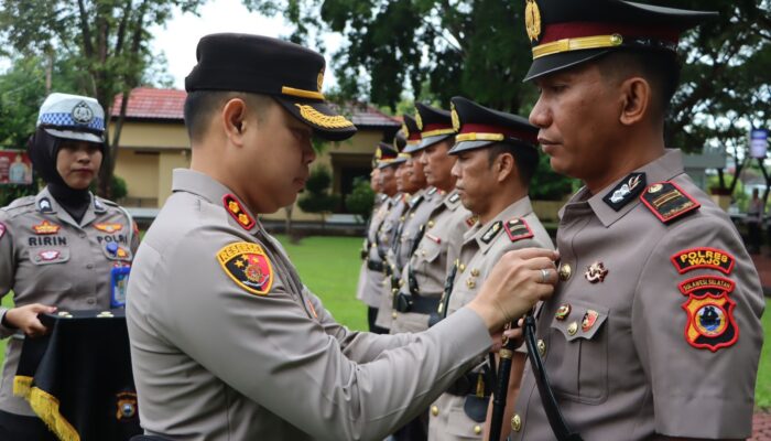 Polres Luwu Gelar Sertijab Pejabat Utama dan Kapolsek