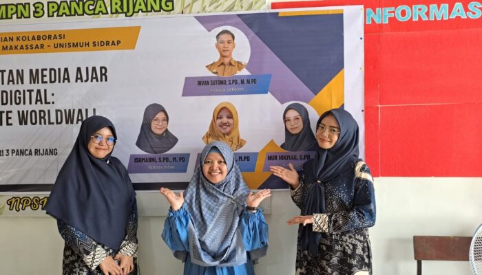 Dosen UNISMUH Gelar Pelatihan Media Ajar Digital di SMPN 3 Panca Rijang