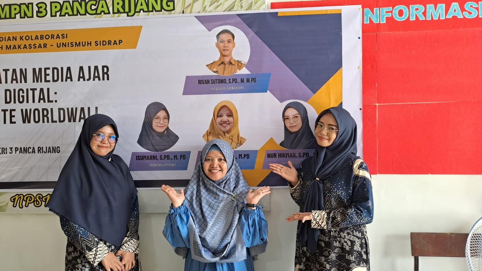 Dosen UNISMUH Gelar Pelatihan Media Ajar Digital di SMPN 3 Panca Rijang