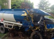 Sopir Diduga Mengantuk, Bus Hantam Truk Tangki di Jalur Trans Sulawesi