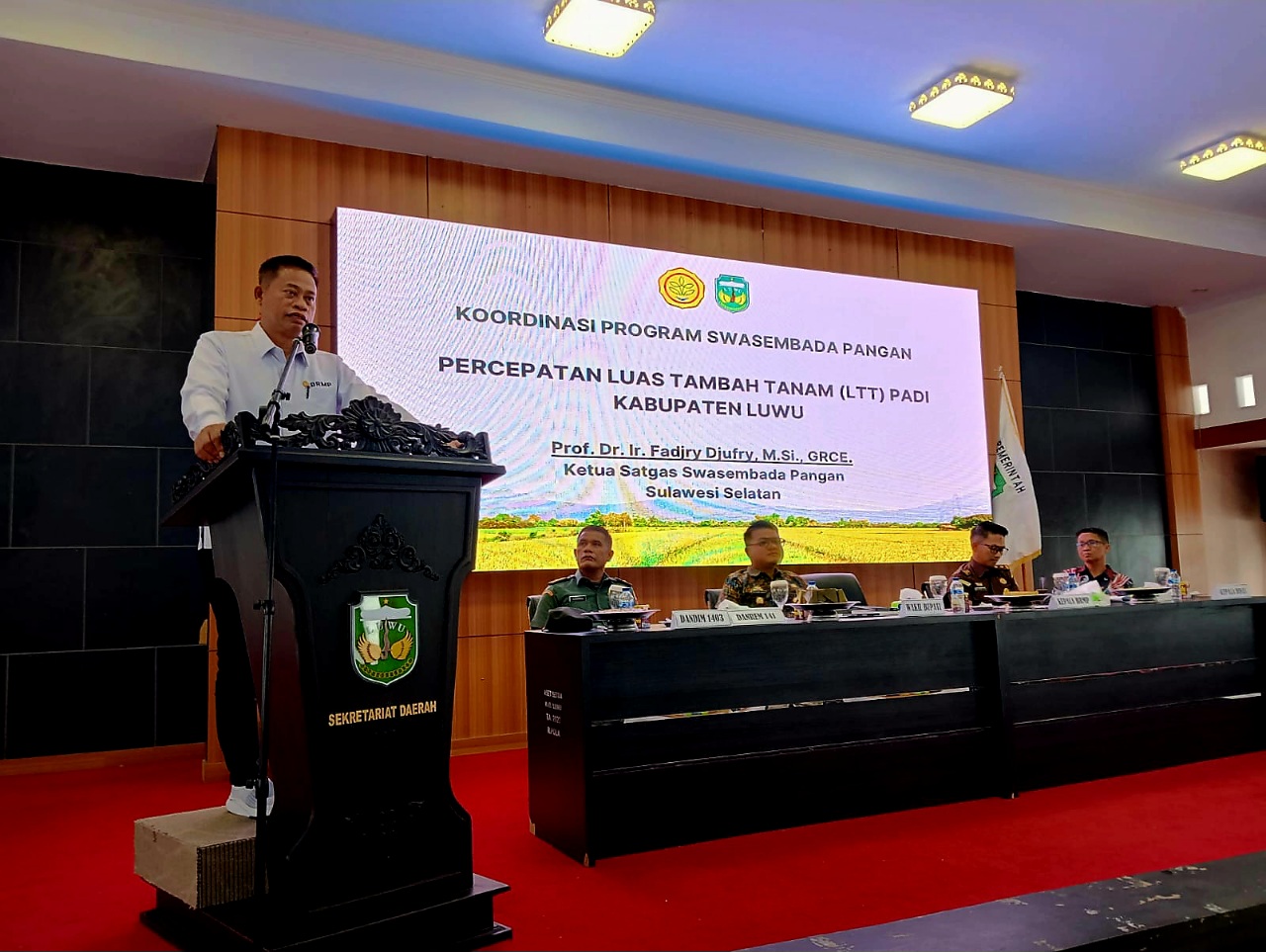 Luwu Targetkan IP 300, Infrastruktur Irigasi Jadi Kunci Percepatan Swasembada Pangan