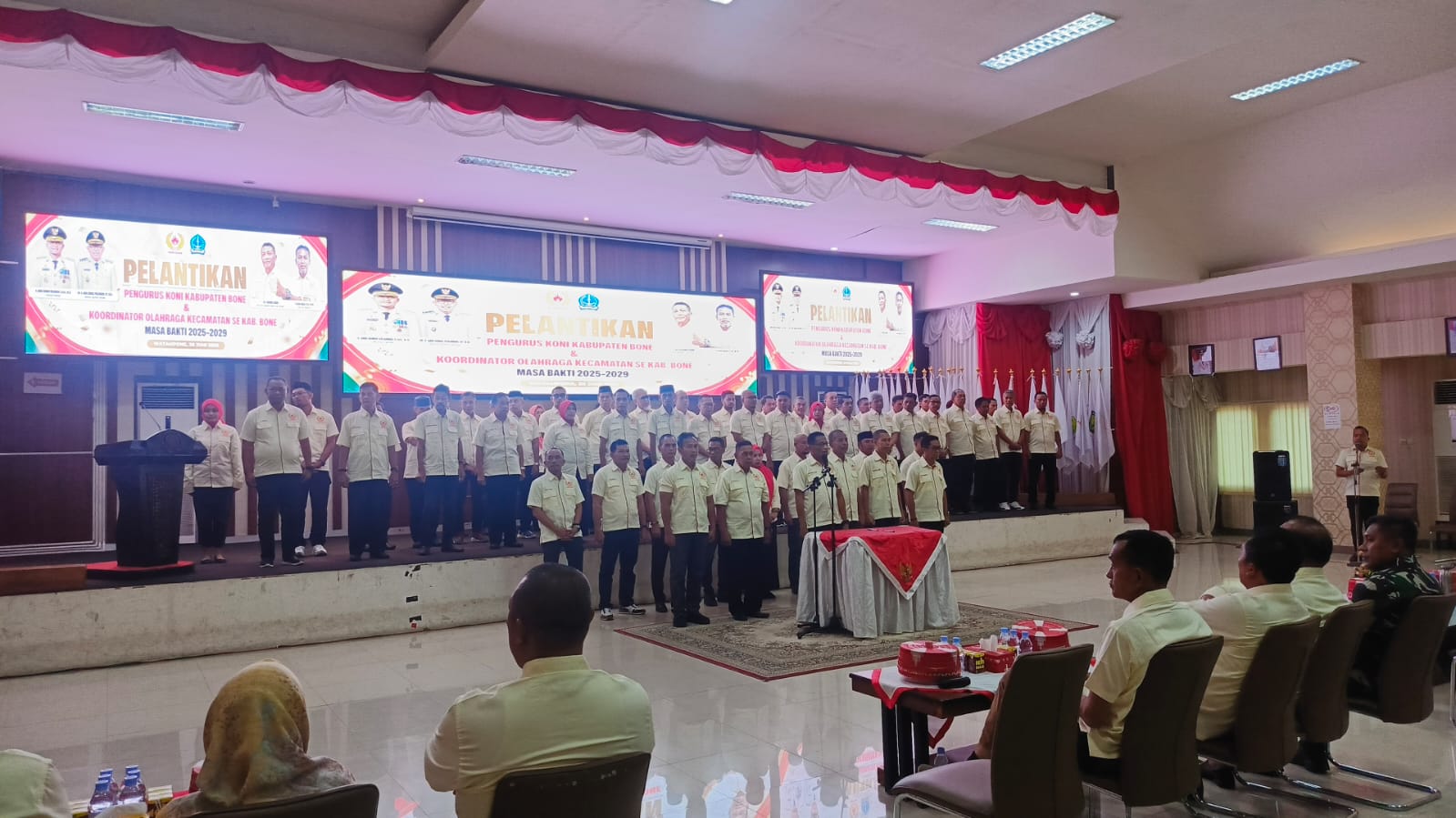 KONI Bone Resmi Dilantik, Bupati Beri Dukungan Penuh