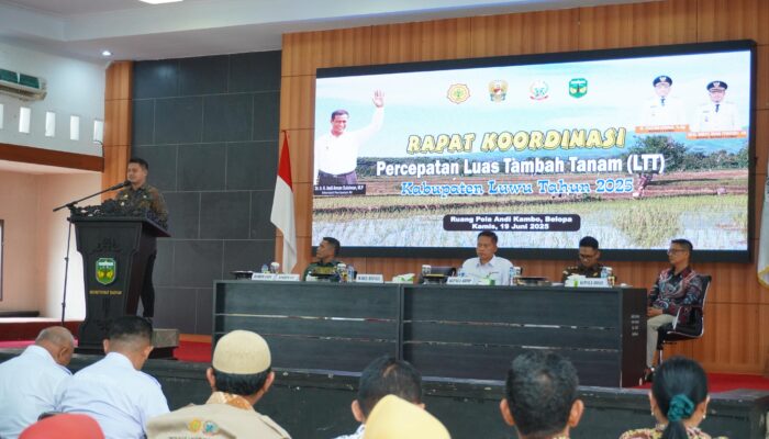 Pemkab Luwu Gandeng Semua Pihak Dukung Ketahanan Pangan