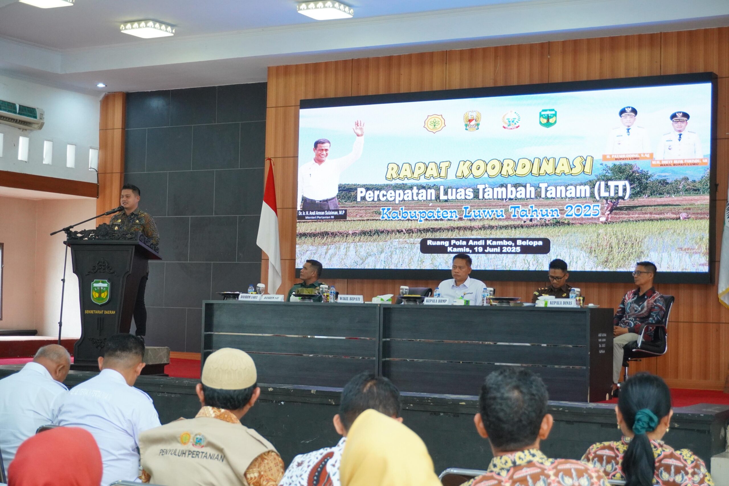 Pemkab Luwu Gandeng Semua Pihak Dukung Ketahanan Pangan