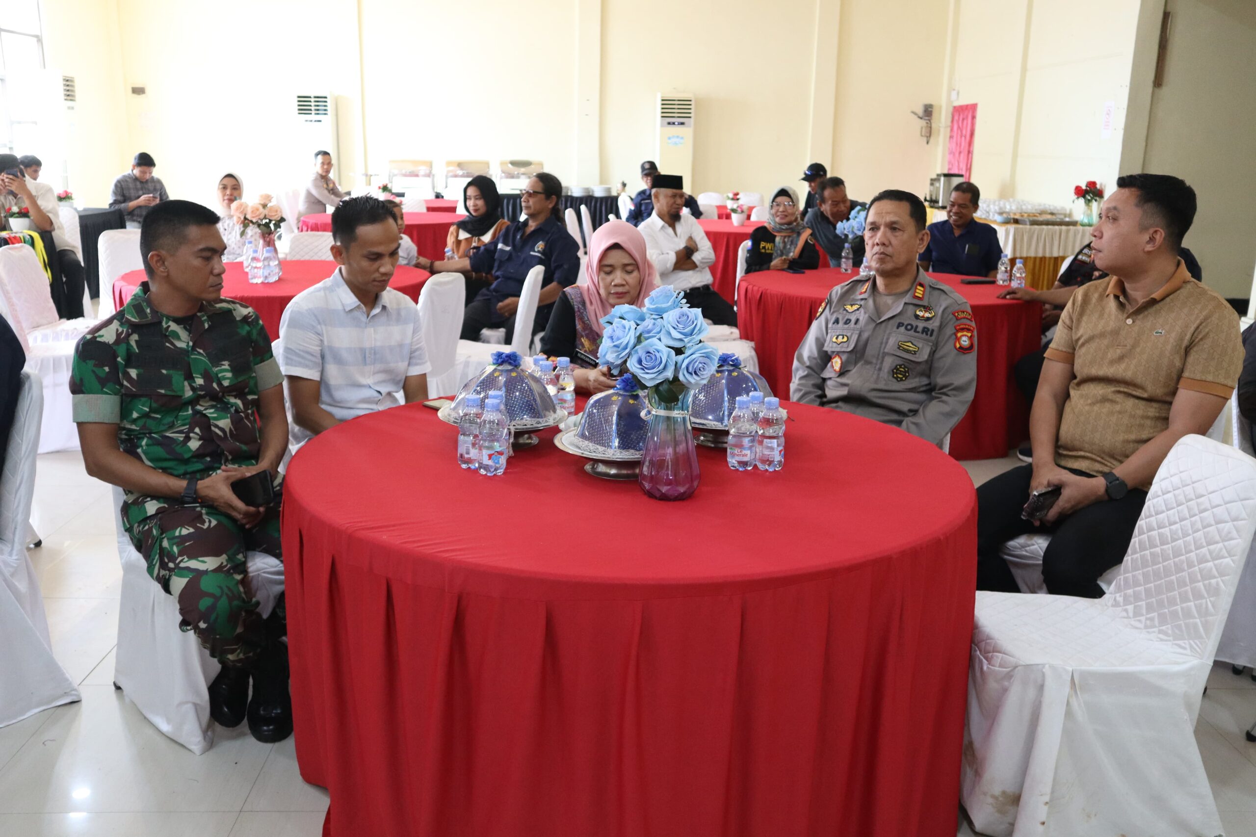 Dukung Kebebasan Pers, Polres Sidrap Hadiri Konferensi PWI Ke-6