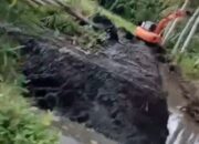 Saluran Pembuangan Air Sentuh Lahan Warga, Kades Sebut Proyek Pusat