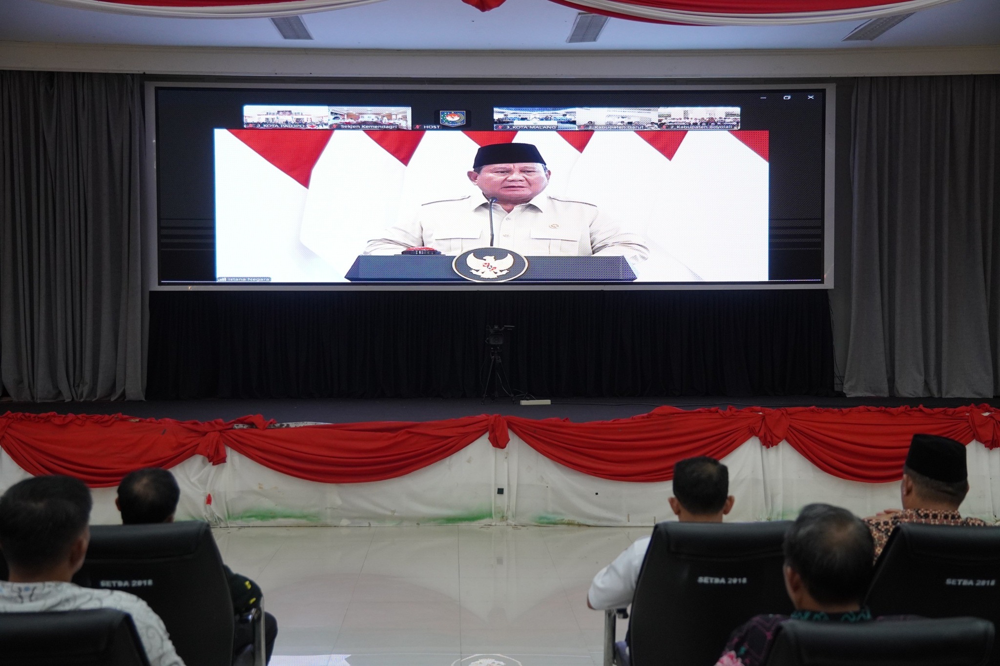 Pemkot Palopo Hadiri Virtual Launching Tema HUT RI ke-80