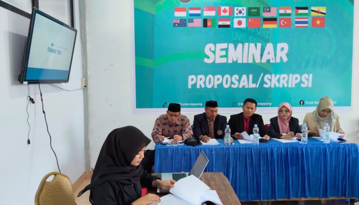 Seminar Tesis UMS Rappang Angkat Inovasi Pengajaran Bahasa Inggris